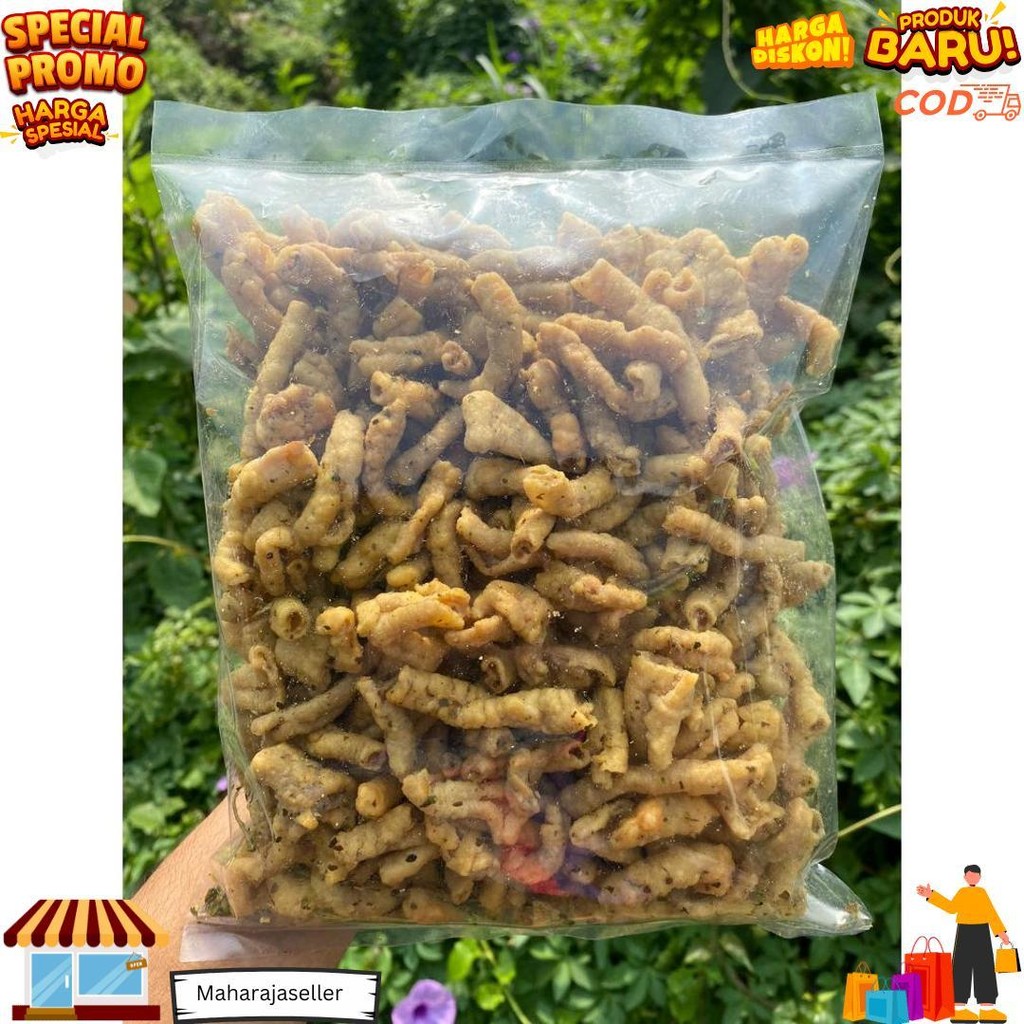 

Keripik Usus Ayam Original Jeruk 1Kg D Best Seller
