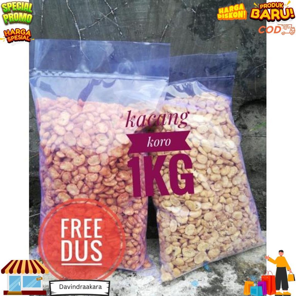 

(Jatim) Aneka Snack 1Kg Free Dus - Kacang Koro - Sumpia - Aneka Kacang - Makaroni D Promo Puncak