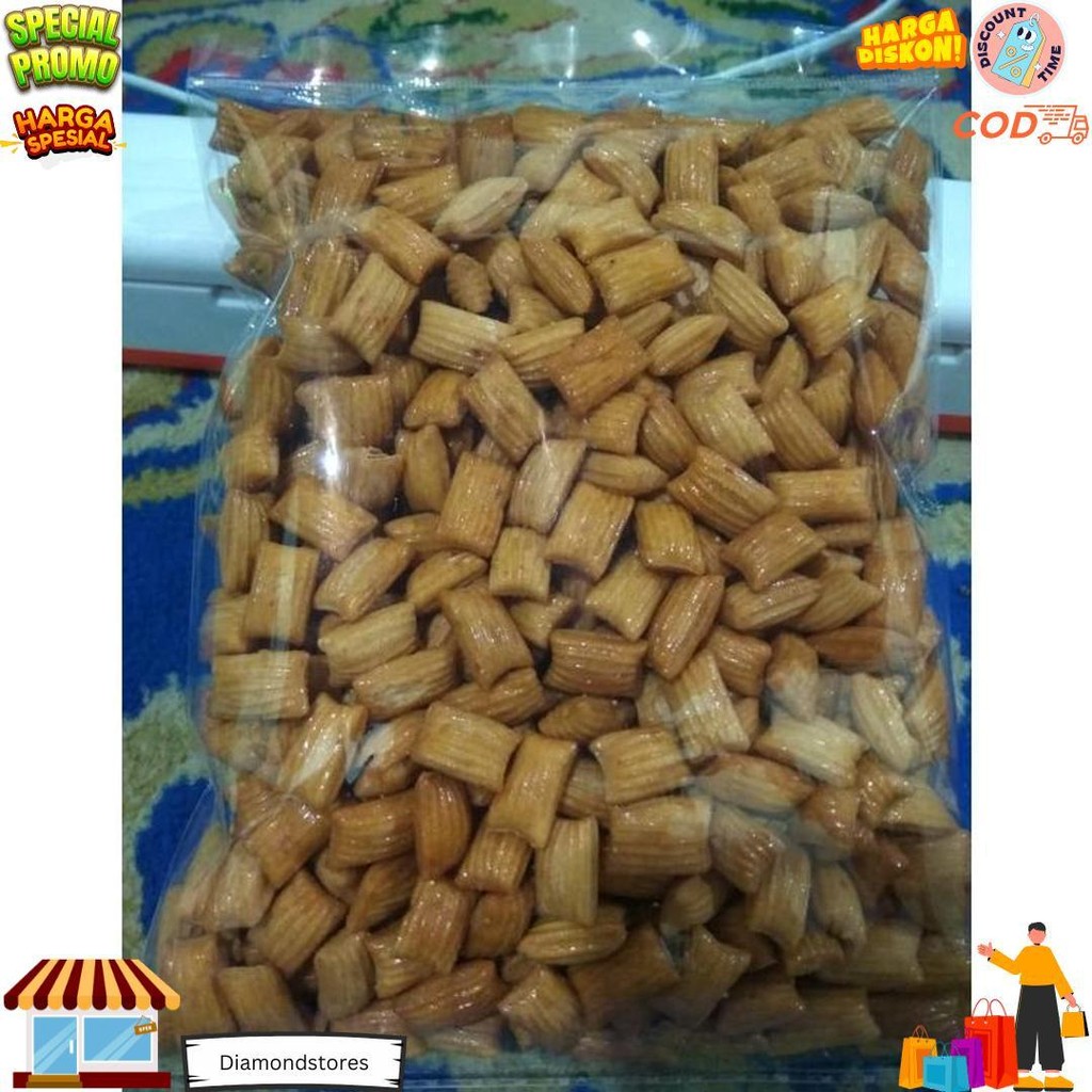 

Cemilan Pang Pang / Kue Bantal Manis Gurih Kemasan 500Gr D Termurah
