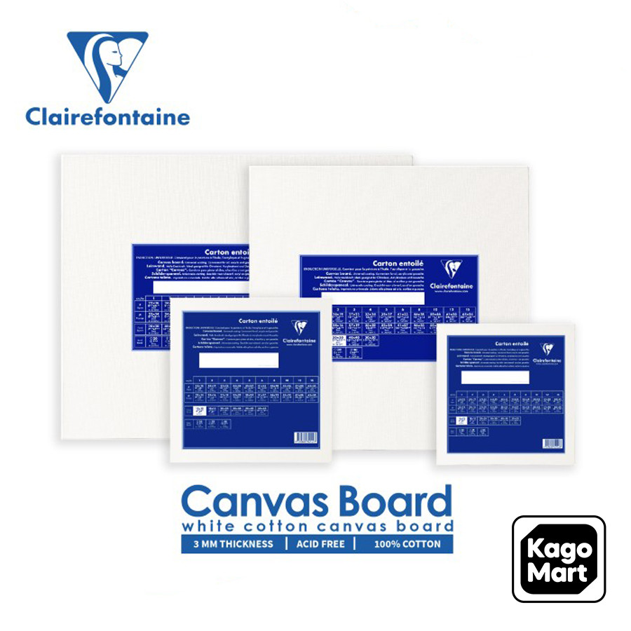 

Clairefontaine Canvas Board Papan Kanvas Lukis