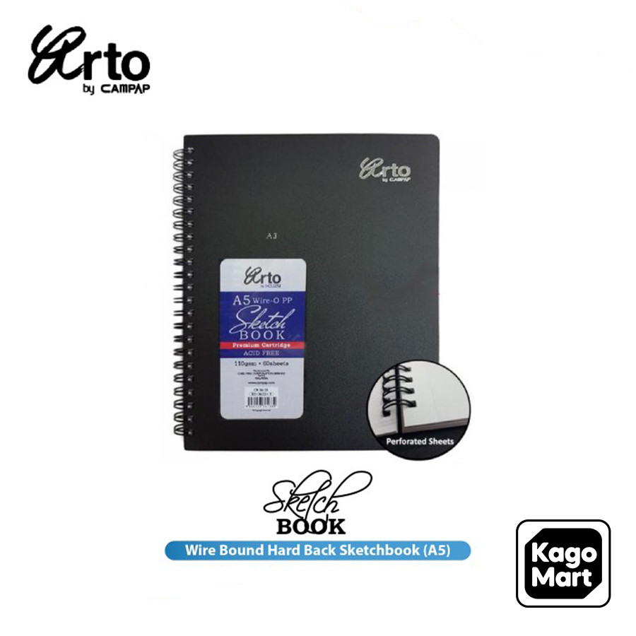 

Arto Sketchbook Spiral Binding A5 Buku Sketsa