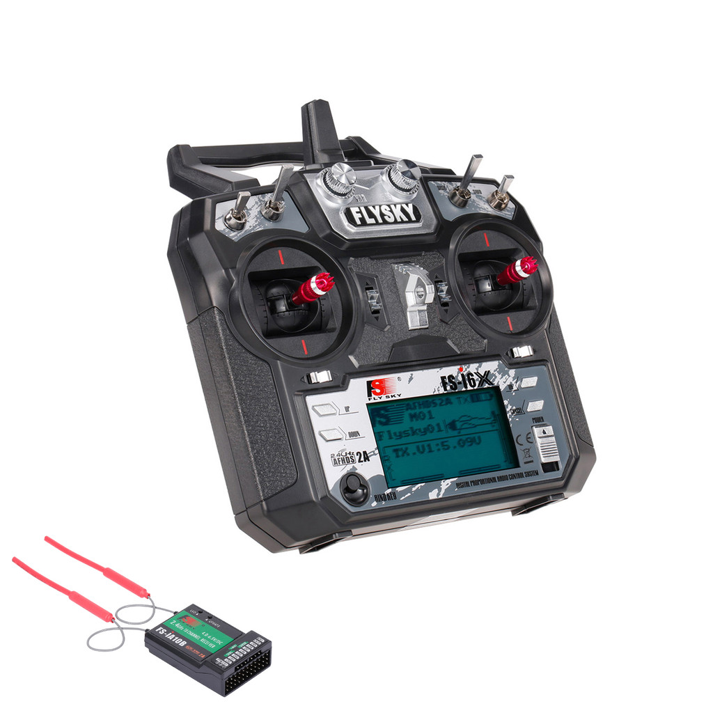 ALKHZABAN Flysky FS-i6X 2.4GHz 10CH AFHDS 2A RC Transmitter with FS-IA6B FS-X6B FS-iA10B Receiver fo