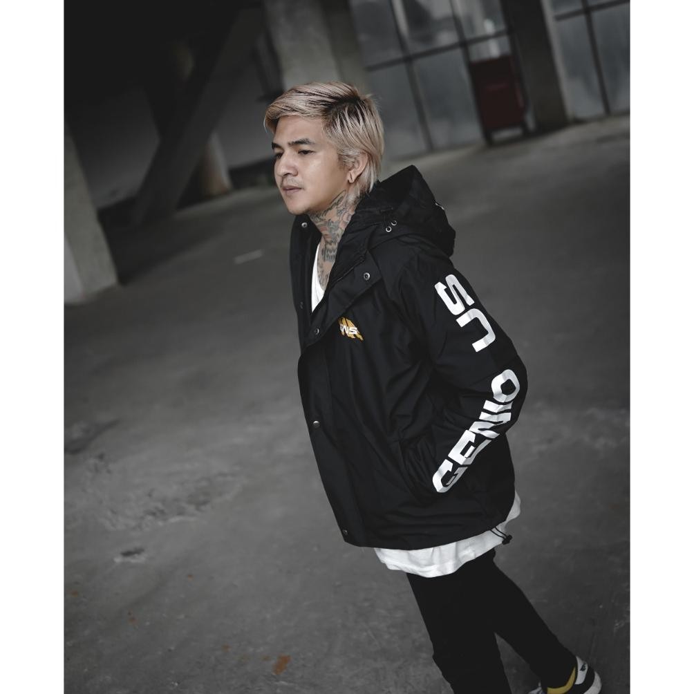 Jaket Pria Hoodie Cyber GENIOUS | Jaket Parasut Pria Hoodie Full Zipper | Jaket Resleting Pria Casua