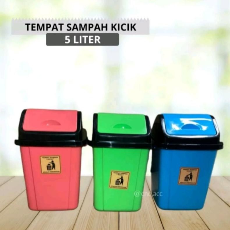 Terbaru ( AJ ) Tempat Sampah Hitam 5L / Tempat Sampah Hitam 10L / Tempat Sampah Warna 5L / Tempat Sa