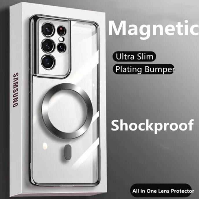 Case Samsung Galaxy Note 20 Note 20 Ultra Plating Magsafe Cover Casing