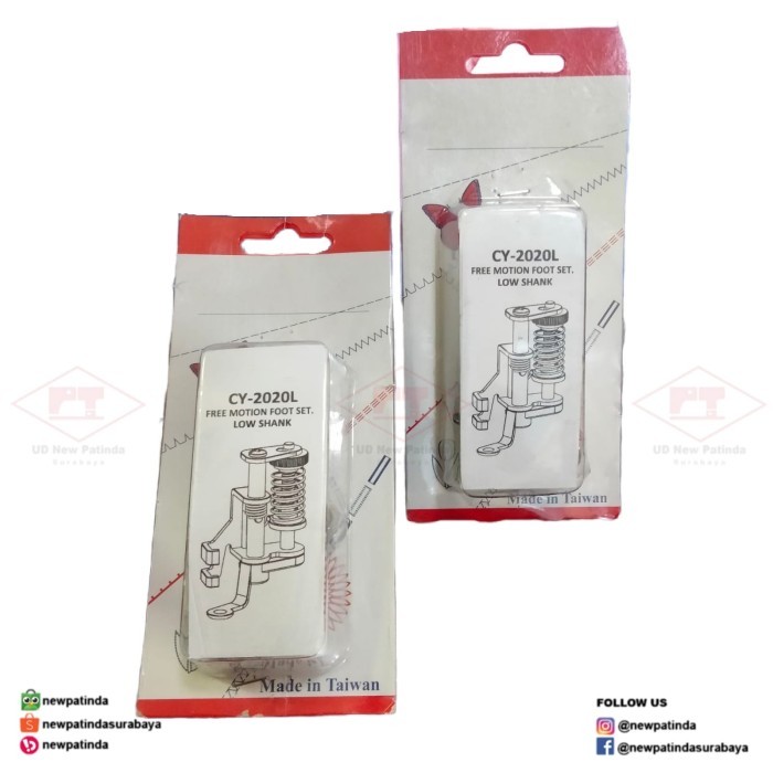 

Ready oke] CY-2020L Free Motion Foot Set Low Shank Mesin Jahit Portable Rumah Tangga