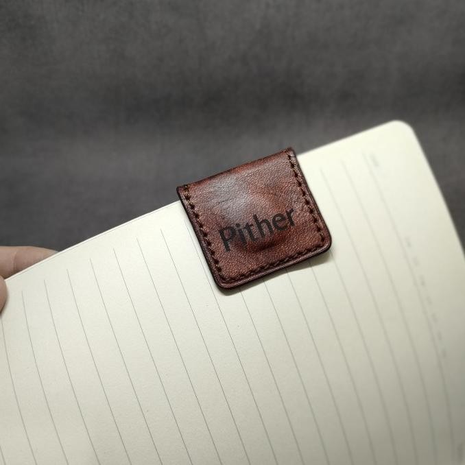 

PROMO / Leather Clip Pen Magnet Holder Cover Magnetic Bolpen Bolpoin Notes Non COD