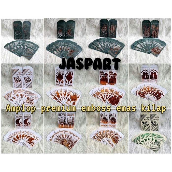 

Amplop Panjang Lebaran Hari Raya Idul Fitri Premium Emboss Emas New