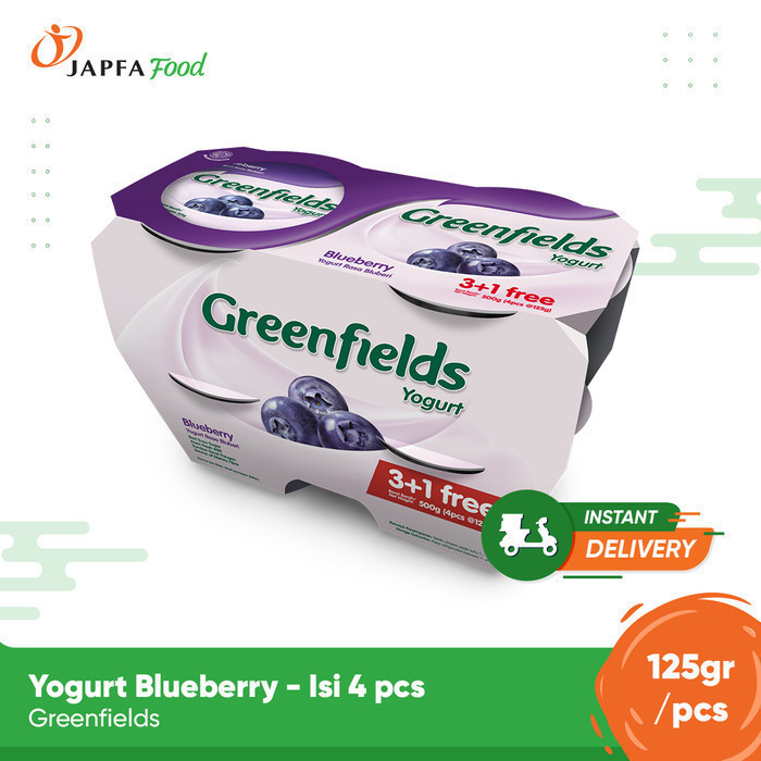 

Greenfields Yogurt Blueberry 125 gr - Isi 4 Pcs