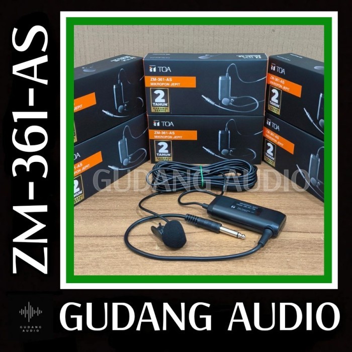 Microphone Jepit Toa Mikropon Mic Toa Zm-361 Zm 361