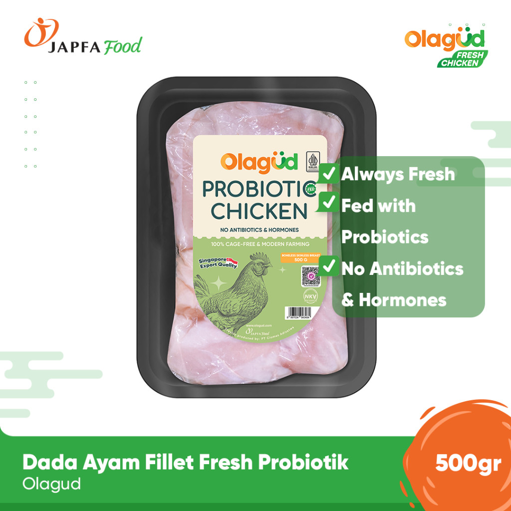 

[Ready Stock] Olagud Dada Ayam Fillet Fresh Probiotik 500 gr