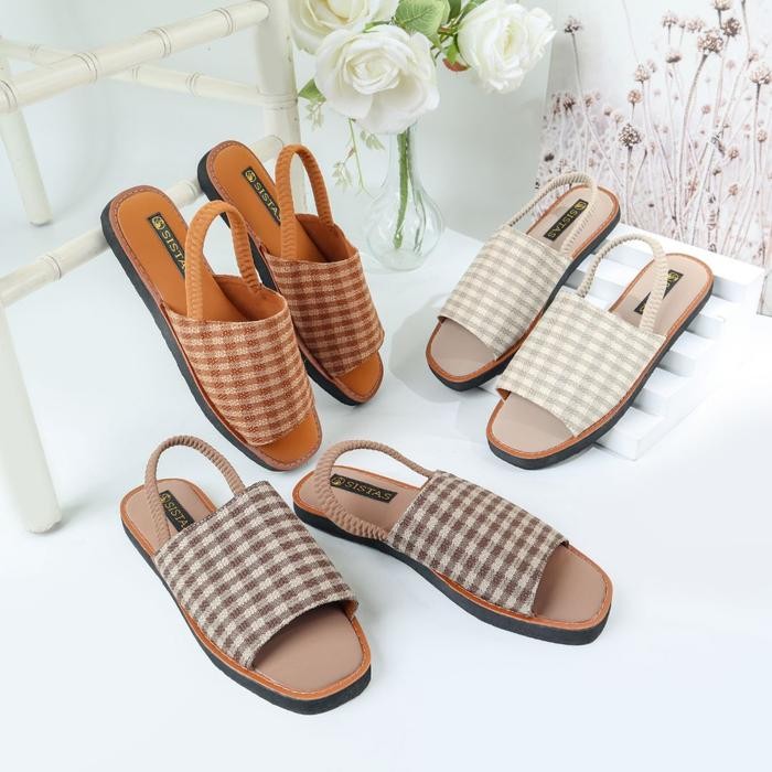 Sistas Sandal Wanita Empuk Sandal Sofa Premium