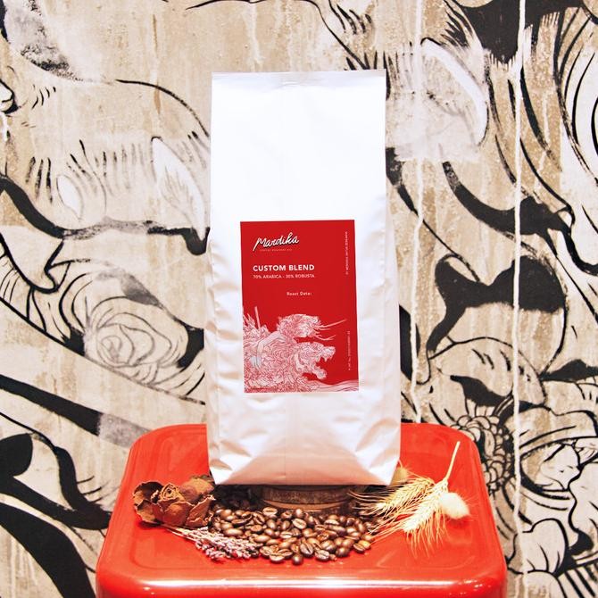 

Kopi Blend Espresso 1Kg 70%Arabica 30%Robusta -Mardika Coffee Roastery