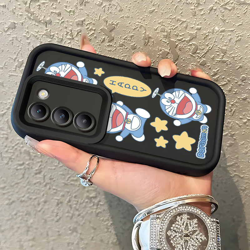 Casing Hp Untuk VIVO Y100 5G Z1 Pro Z5x Case Casing Cesing pola kucing biru Kasing HP Kesing Silikon