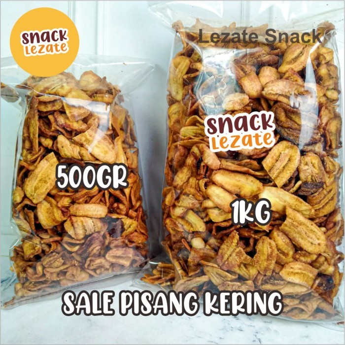 

MURAH Sale Pisang Kering Manis Kiloan 1KG Murah Kripik Sale Pisang Kebumen