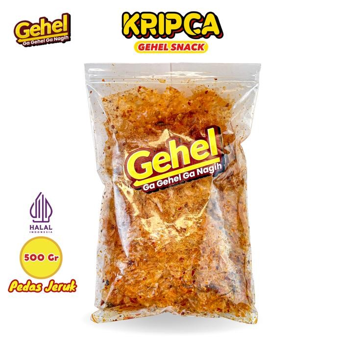 

PRODUK TERBATAS KRIPCA GEHEL 500 GR (Edisi Terbatas) - Makanan Ringan Camilan Pedas Food Snack