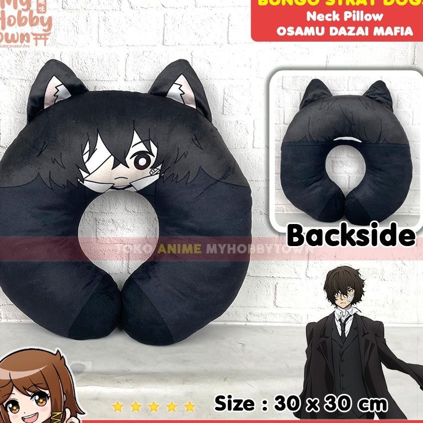 Bantal Leher Anime Bungou Tray Dog Ne Pillow Oamu Dazai Mafia Ver.