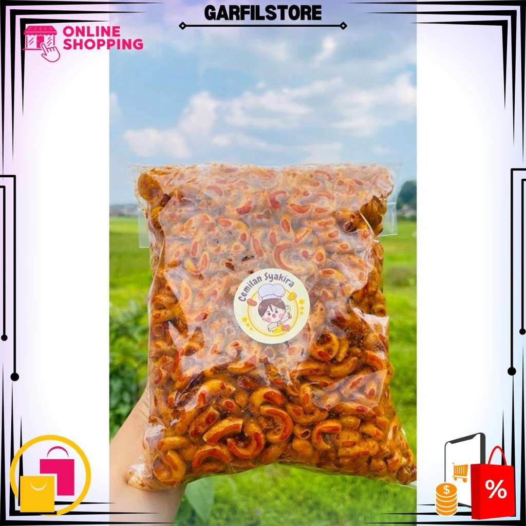 

Makaroni Cikruh 500Gram Pedas Gurih Daun Jeruk D Termurah