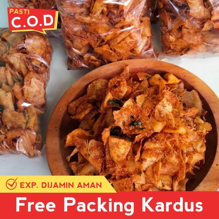 

PRODUK TERBATAS SNACK KILOAN KERIPIK SINGKONG KRIPSET DAUN JERUK 250 GRAM MURAH