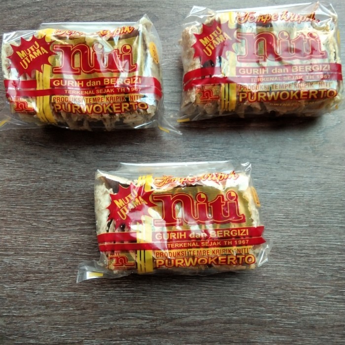 

TERPERCAYA Kripik Tempe Niti
