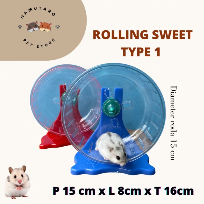 Mainan Roda Hamster , Kincir Hamster wheel Roda Putar