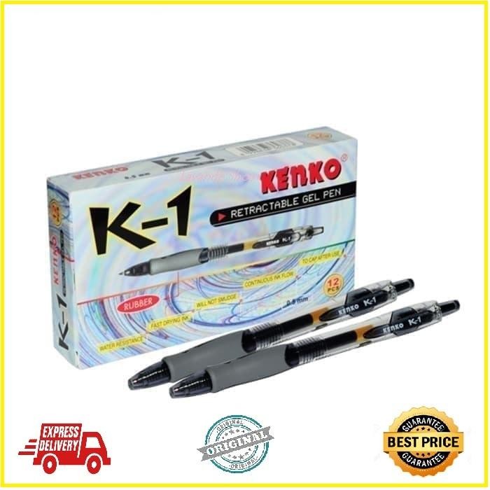 

Pulpen Kenko K1 / Ballpen Kenko K1 Hitam 0,5 Grosir Hitam