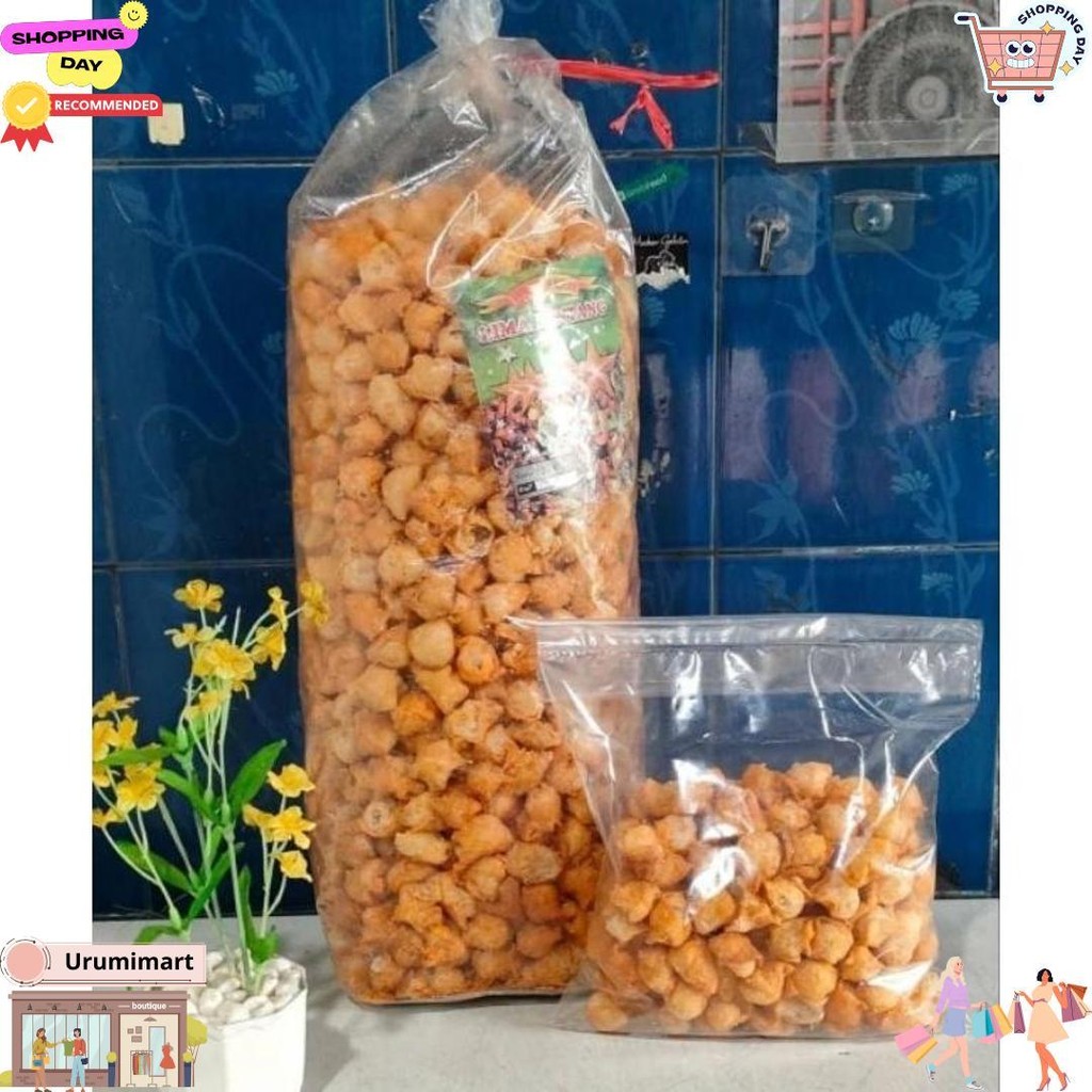 

1Kg- Siomay Kering Pedas Daun Jeruk /Gurilem Ramadhan Sale