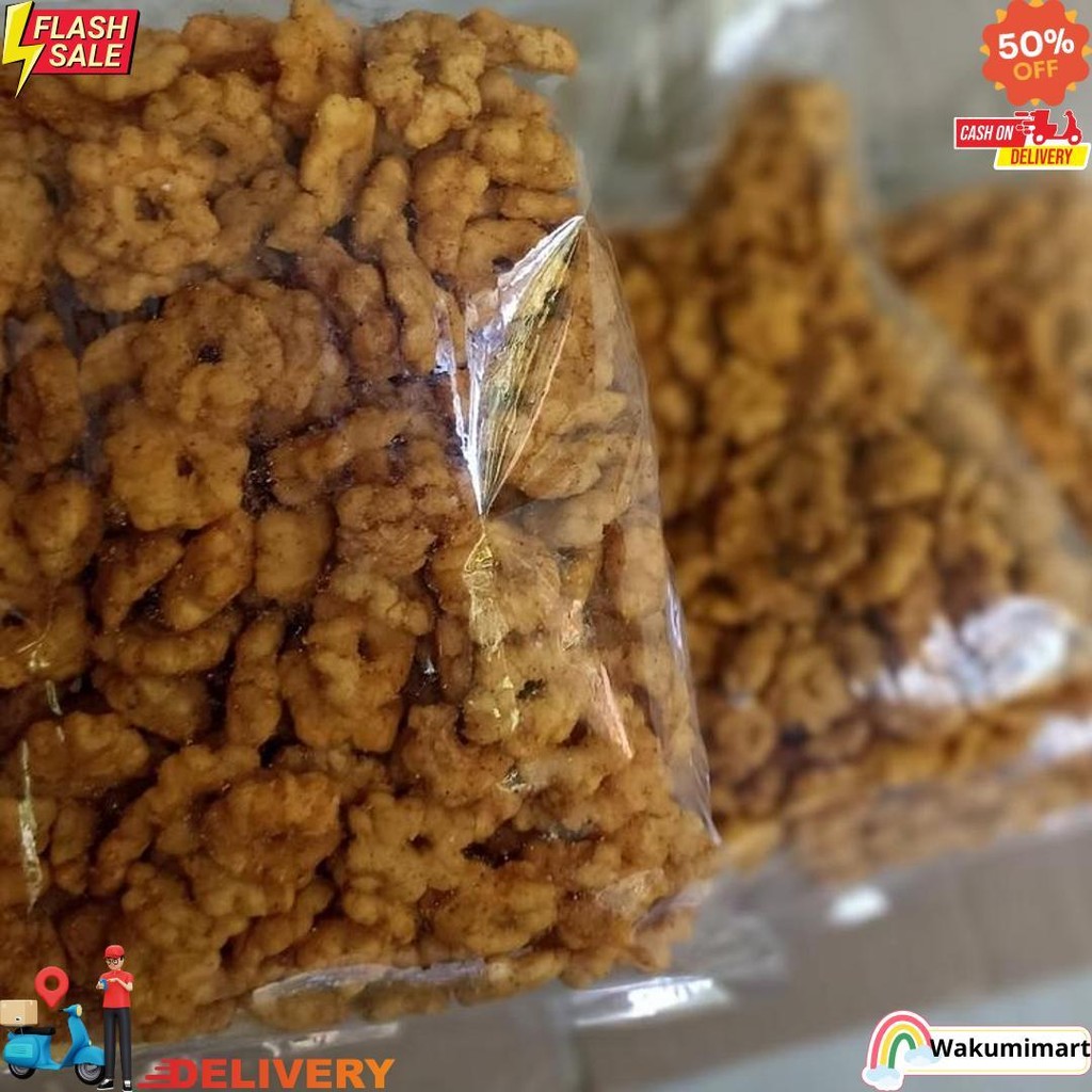 

Pang Pang Ribut Bunga Sakura Pedas Manis / Pangpang Pedas Manis Enak Gurih & Numani Kemasan 500 Gram D Sale