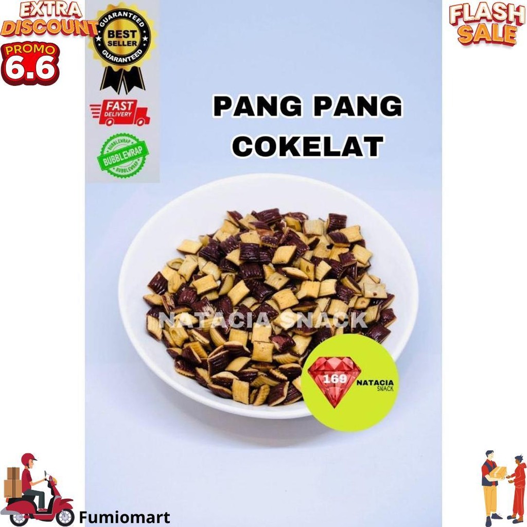 

[500 Gr] Pang Pang Cokelat / Pang Pang Manis Cokelat // Pang Pang Duo Cokelat Enak Gurih Renyah Snack Medan Natacia Snack D Terlaris