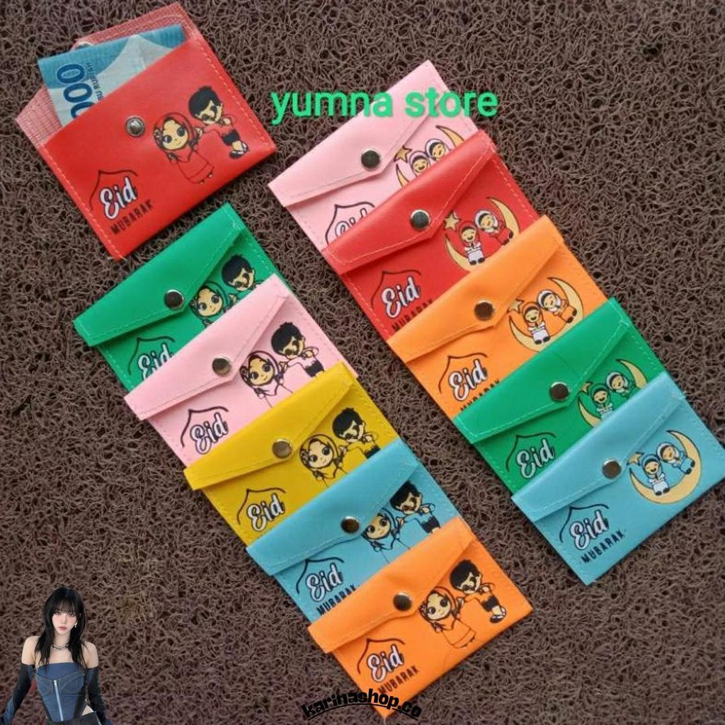 

12Pcs Amplop Lebaran Kecil Mini Angpao Lebaran Imut Promo