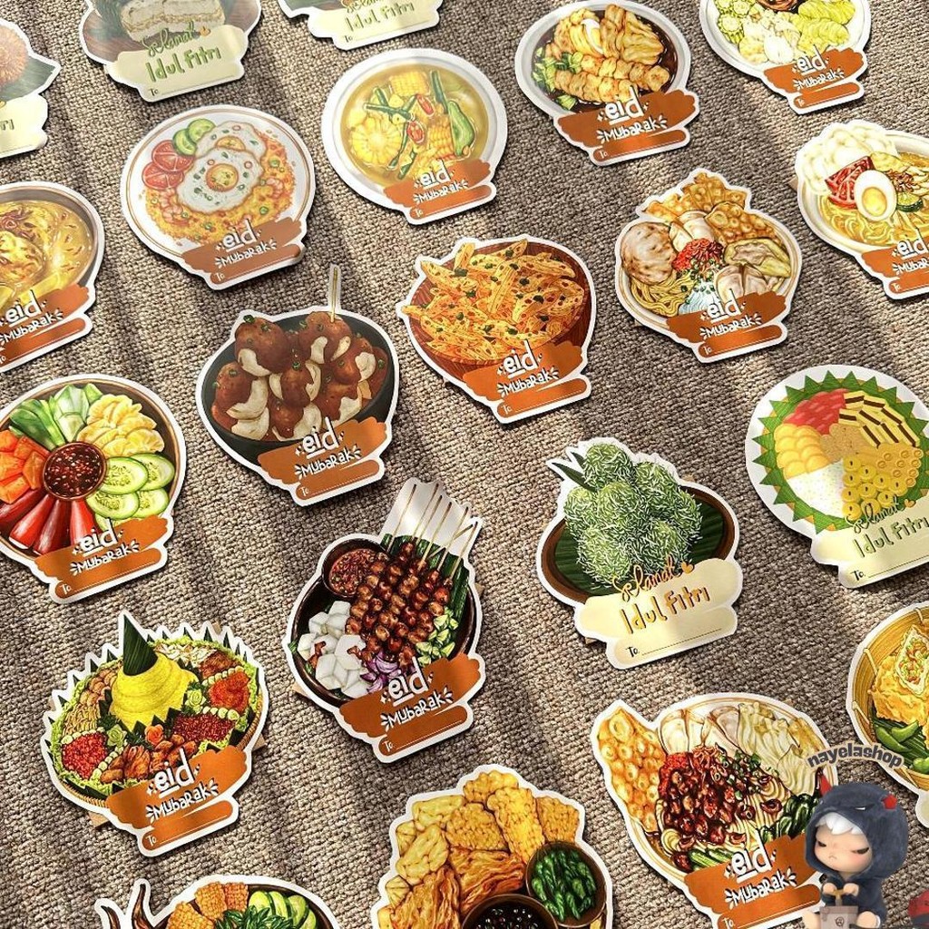 

Isi 12Pcs Amplop Lebaran Makanan Indonesia 3D Viral Series Cake 2025/Angpao Thr Unik/Amplop Idulfitri 2025 Murah