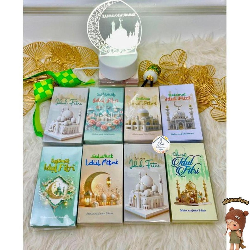 

Amplop Lebaran Panjang Isi 50 Lembar / Angpao Mika Hari Raya Idul Fitri Ramadhan 2025 Promo