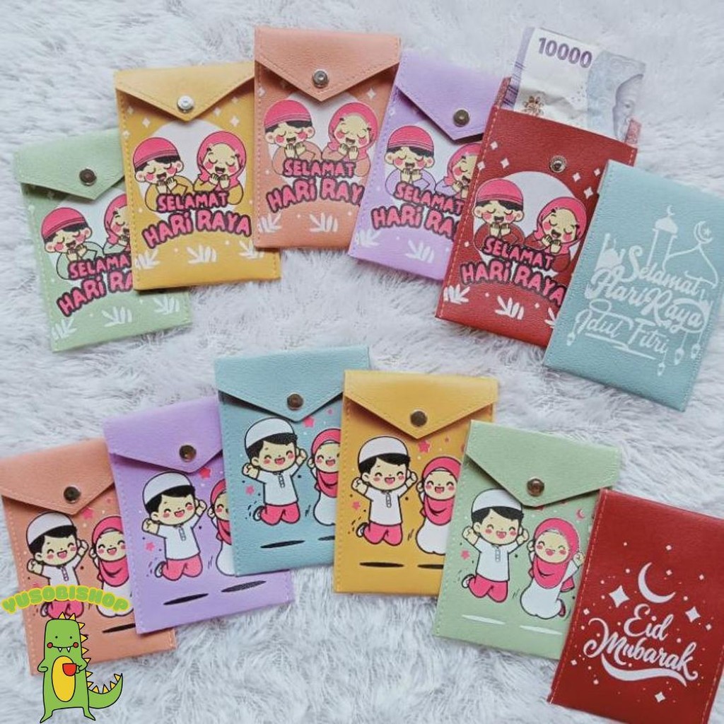 

(Dpt 12Pcs) Amplop Lebaran Potrait Kancing / Angpao Lebaran Lucu Promo
