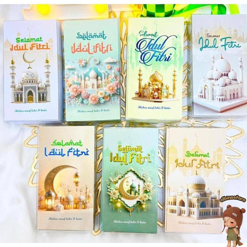 

Amplop Panjang Lebaran Isi 50 Lembar Idul Fitri Islami Eid Mubarak Cod