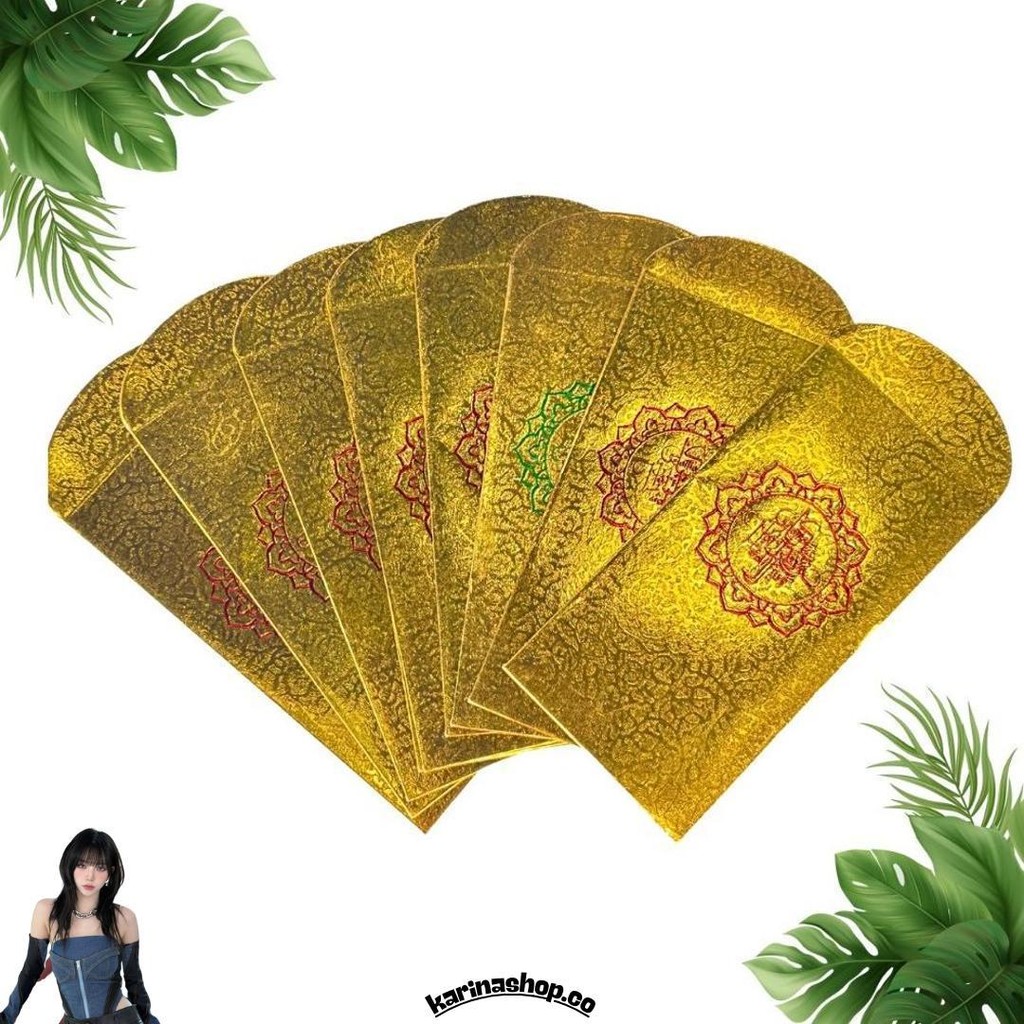 

(10 Lembar) Amplop Sultan Mengkilat Gold Isi 10 Lembar Panjang Besar Untuk Angpao Lebaran Hari Raya Idul Fitri Cod