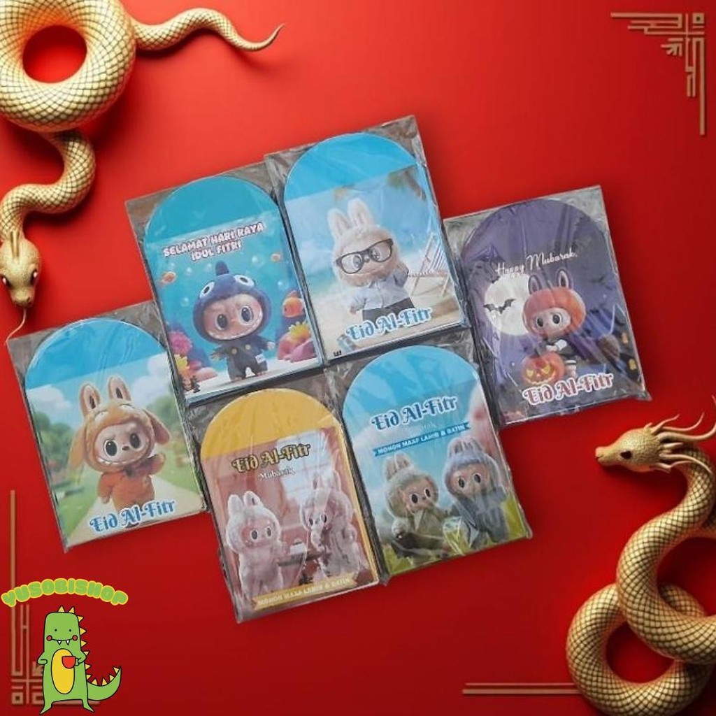 

10 Pack Isi 100 Amplop Lebaran Viral Diskon