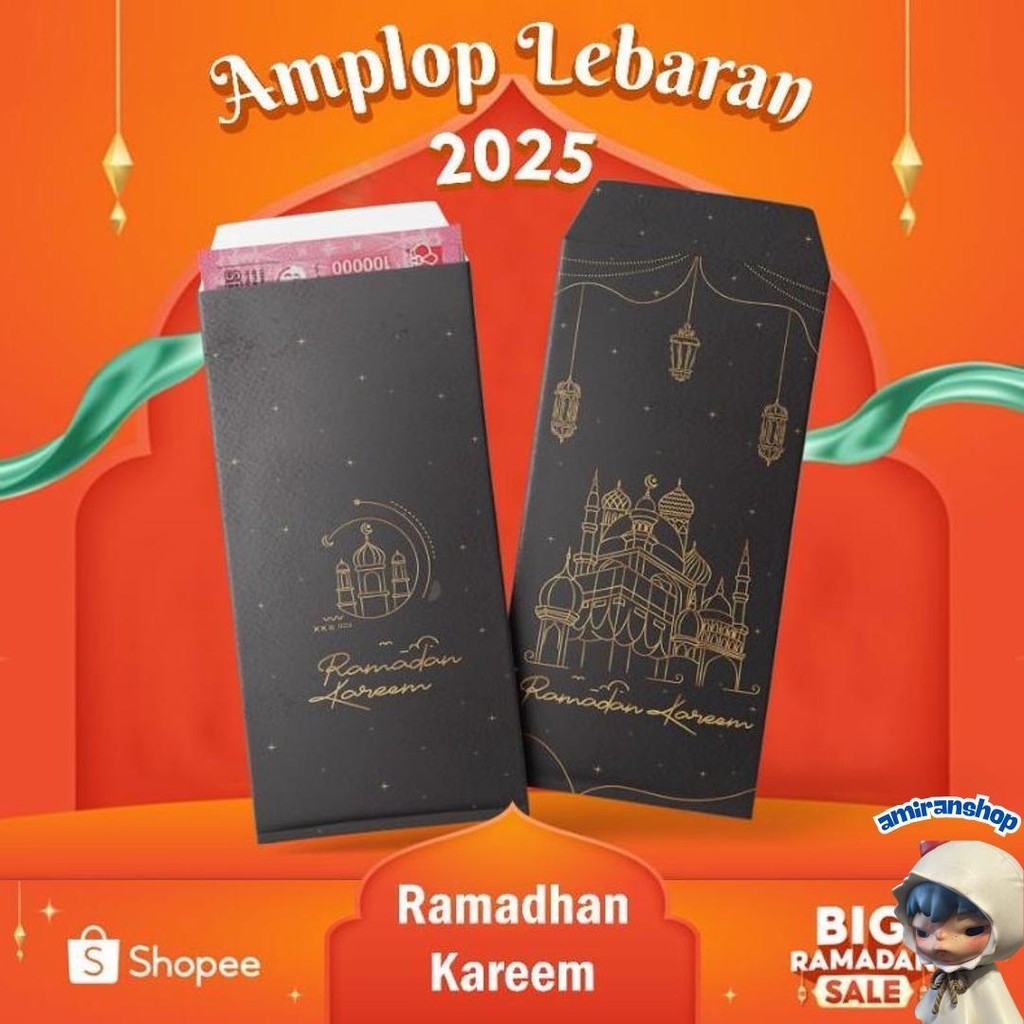 

(30Pcs) Amplop Lebaran Idul Fitri 2025 Amplop Thr Angpao Lebaran Idul Fitri Panjang Premium Promo