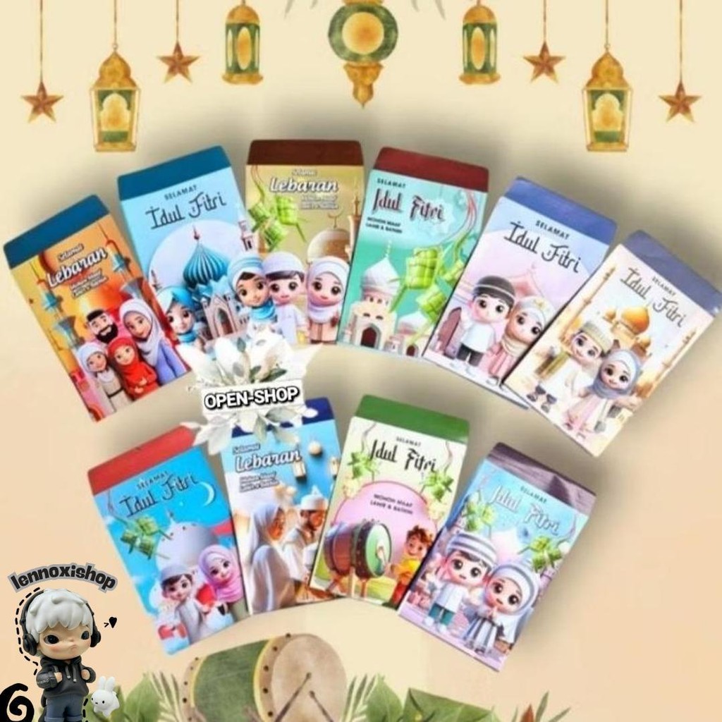 

Cod: Amplop Lebaran Isi 50Pcs/Amplop Ampau Lebaran Karakter Kartun Muslim Kilat