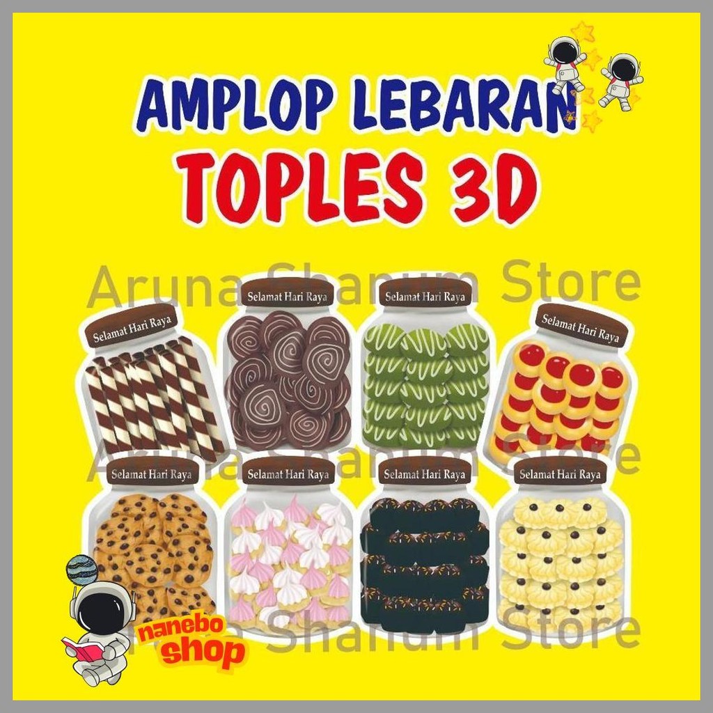 

Grosir 80 Pcs Amplop 3D Toples Lebaran Kekinian Viral 2024 Murah