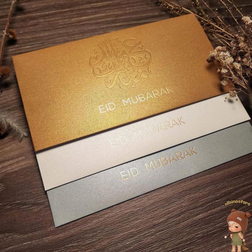 

Amplop Uang Idul Fitri Horizontal Besar 9.5X18.5Cm/ Angpao Eid Mubarak Fancy/ Angpau Lebaran (Isi 10 Pcs) Promo