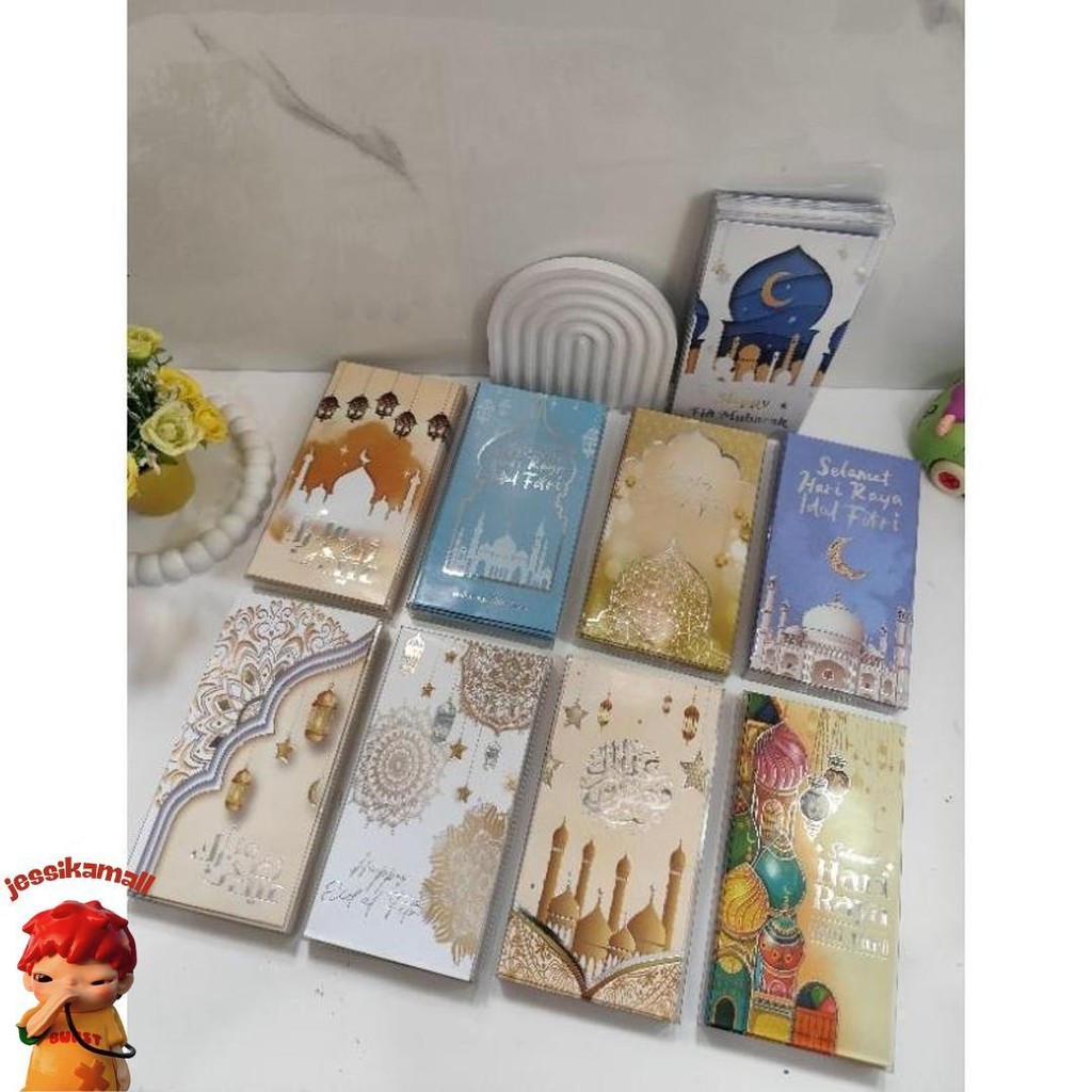 

Amplop Lebaran Idul Fitri Ukuran Besar 8,5Cm X 16Cm ( Isi 25, 30 Pcs ) Uang Tanpa Dilipat Kemasan Mika Kualitas Premium Kilat