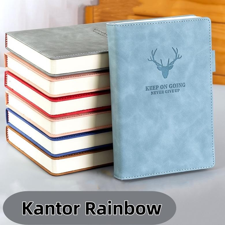 

hg-24 Buku catatan, notepad, agenda rapat, catatan kerja, buku rencana kerja A5 dengan sampul kulit, cocok untuk bisnis harian, kantor, dan kuliah Premium