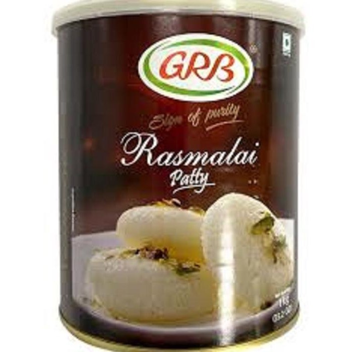 

best seller] RASMALAI PATTY GRB 1KG / Rasmalai Tin Pack/ Manisan India