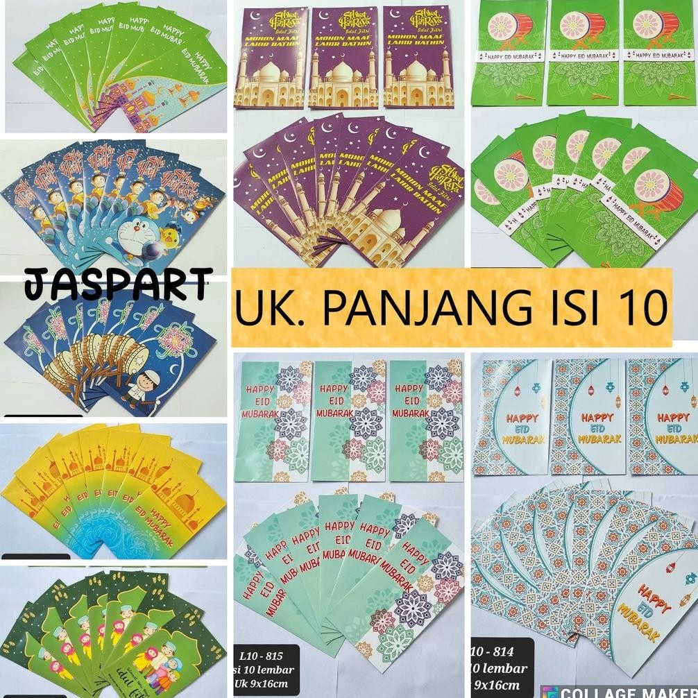 

ANGPAO AMPLOP PANJANG LEBARAN IDUL FITRI 2025 ISI 10 AMPLOP LEBARAN ISLAMI KARAKTER LUCU MURAH
