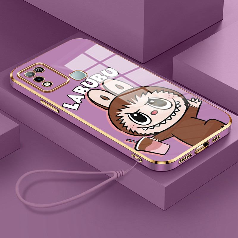 Casing Hp Untuk Infinix Hot 9 Play Hot 10 Play Hot 11 Play Case HP Casing tali lapisan Kesing Siliko