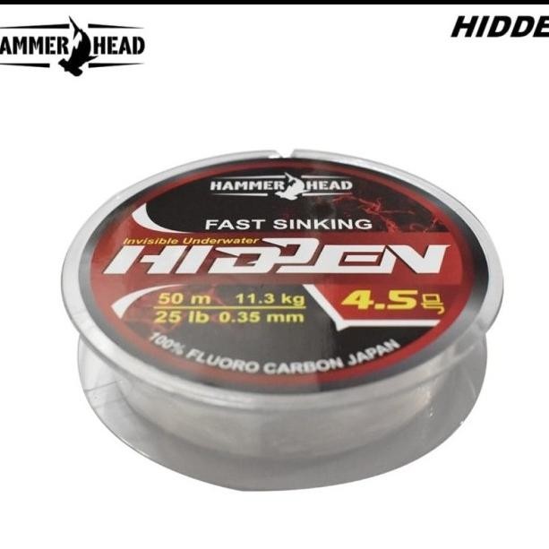 senar leader hammerhead Hidden 100% fluorocarbon Terlaris
