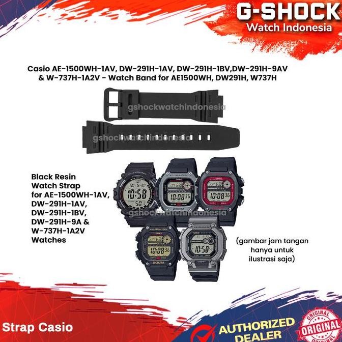 Tali Strap Casio AE-1500WH DW-291H W-737H AE1500WH DW291H Original