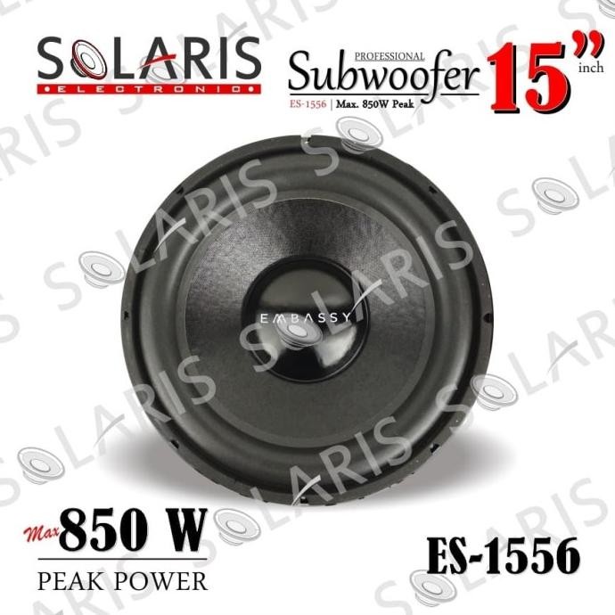 SUBWOOFER 15 Inch DOUBLE COIL DOUBLE MAGNET Embassy ES-1556 Terlaris