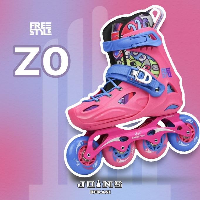 Promo Sepatu Roda Anak Inline Skate Freestyle Z0 Pink