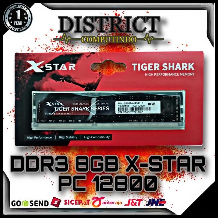 Terlaris Memory Ram Ddr3 8Gb Xstar Pc12800 Good Quality